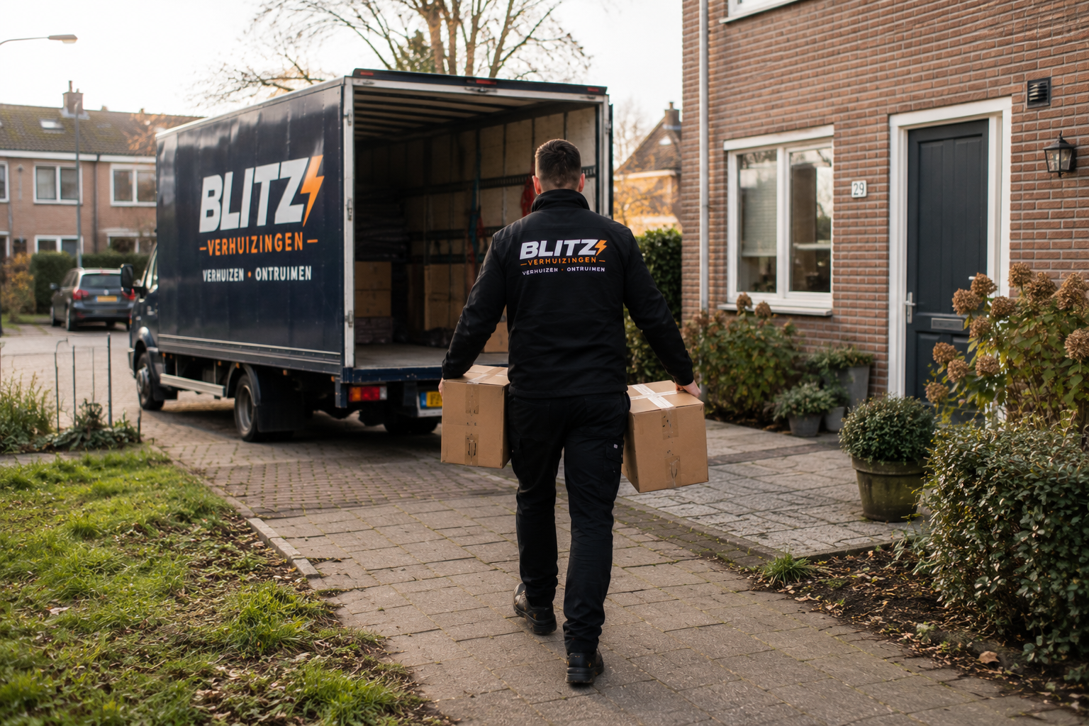 Woningontruiming uitgevoerd door Blitz Verhuizingen